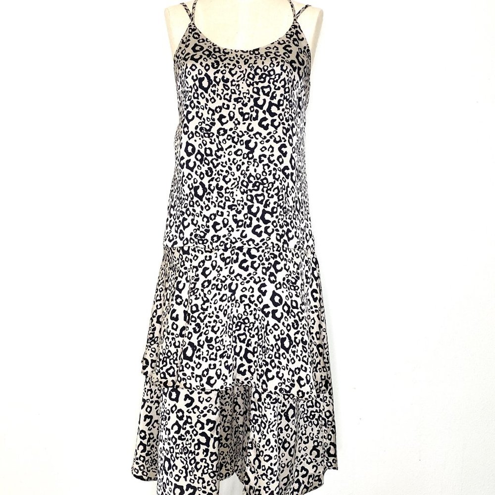Drapped Leopard cami dress